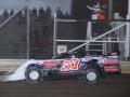 Devin-Shiels-taking-the-checkered-flag-in-the-late-model-A-main