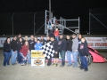 UMP Late Model feature winner Rusty Schlenk
